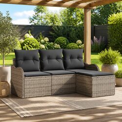 Specifications of Our 4-Piece Modular Sofa Set in Grey