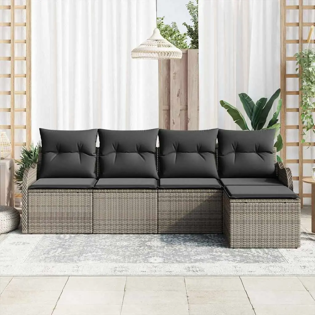 Garden Sofa Set Outdoor Furniture Modular Grey