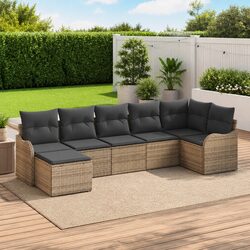 Specifications of Grey Garden Sofa Set with Cushions