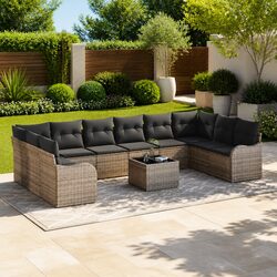 Specifications for Grey Outdoor Garden Sofa Set