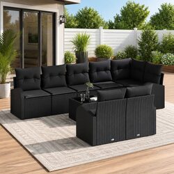 Specifications of 9-Piece Outdoor Garden Sofa Set