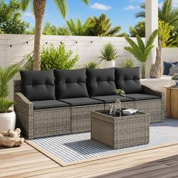 Specifications of Grey Modular Outdoor Sofa Set 5 Piece