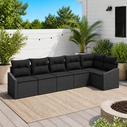 Specifications of 6-Piece Outdoor Sofa Set with Cushions