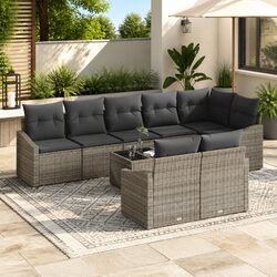9-Piece Outdoor Sofa Set: Dimensions & Specs Included