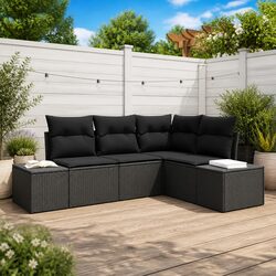 Specifications of 4-Piece Modular Garden Sofa Set
