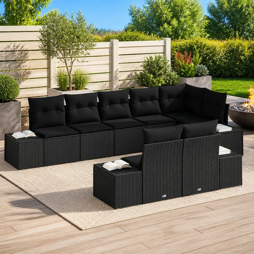 8-Piece Modular Garden Sofa Set