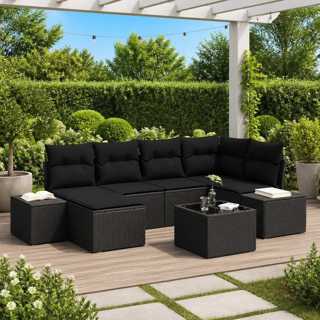 7 Piece Modular Outdoor Sofa Set