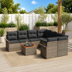 9 Piece Grey Modular Sofa Set Specifications