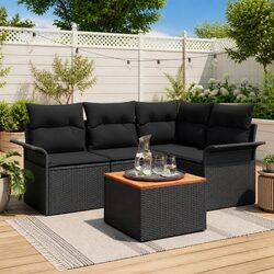 Specifications of the 5-Piece Modular Garden Sofa Set