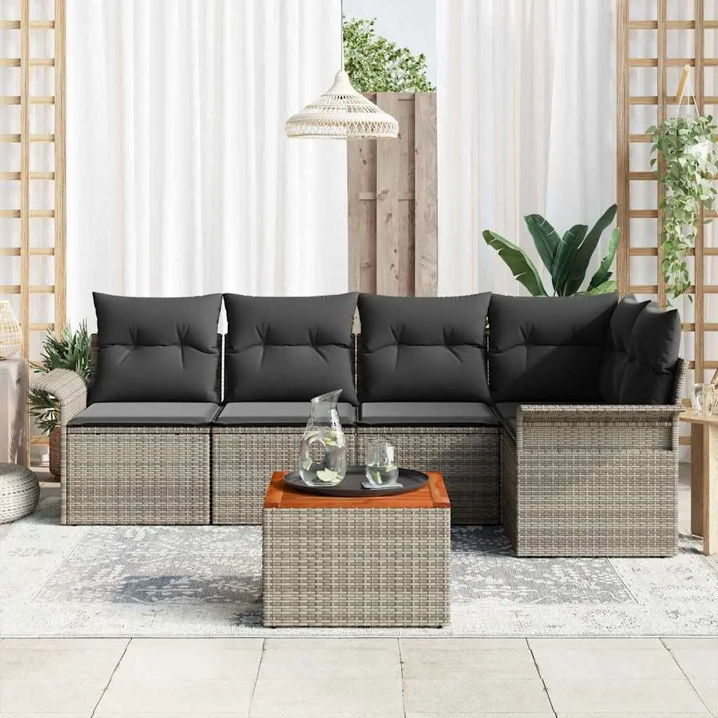 6-Piece Modular Garden Sofa Set