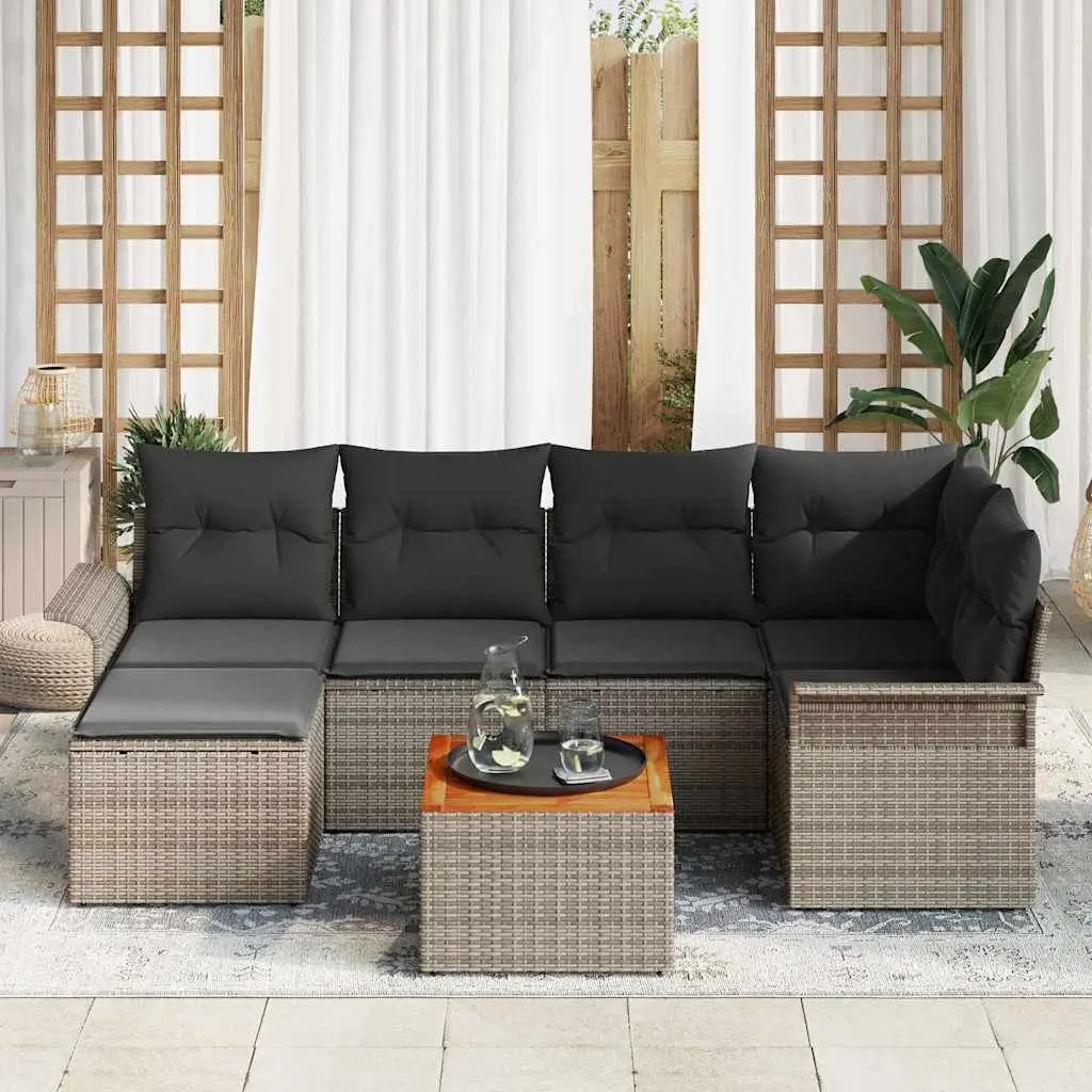 7-Piece Outdoor Modular Sofa Set