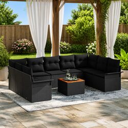 Specifications for the 10-Piece Modular Garden Sofa Set