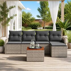 Specifications of Grey Modular Outdoor Sofa Set