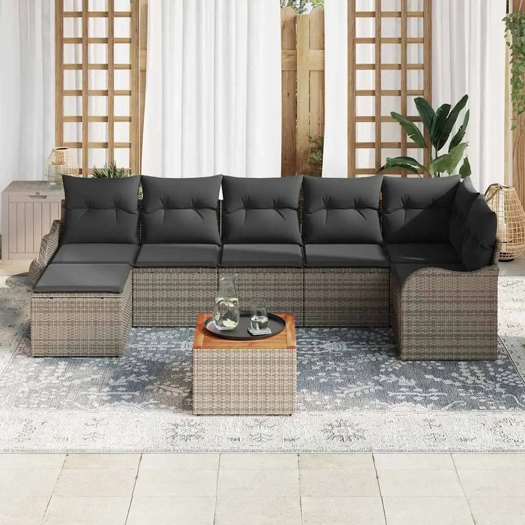 8 Piece Modular Garden Sofa Set