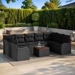 Specifications of Modular 10-Piece Garden Sofa Set