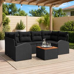 Specifications of the 7-Piece Modular Garden Sofa Set