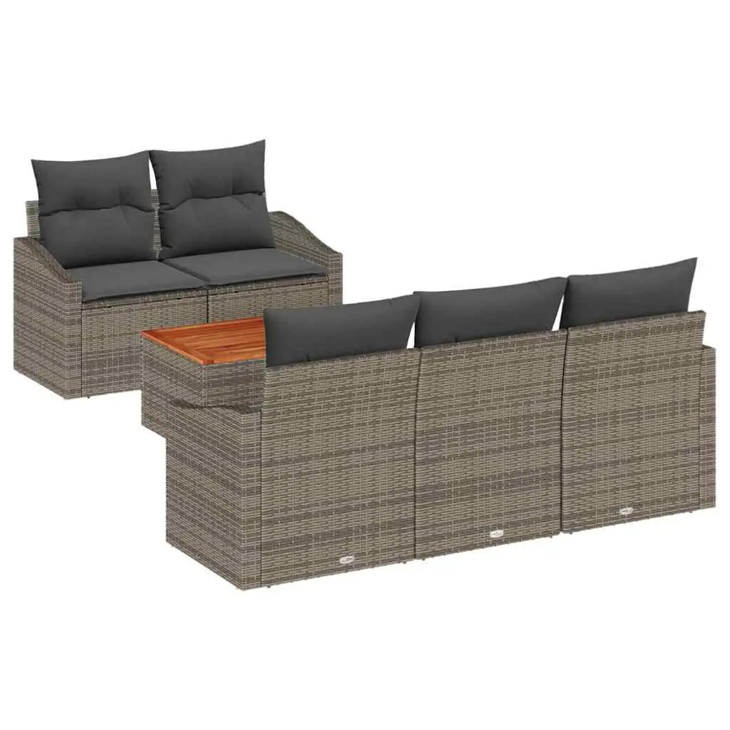 6-Piece Modular Garden Sofa Set
