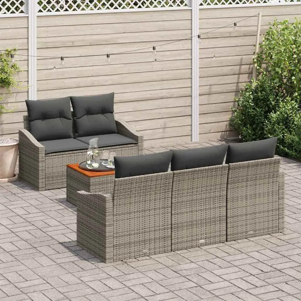 6-Piece Modular Garden Sofa Set