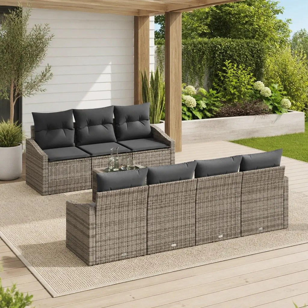 8-Piece Modular Garden Sofa Set