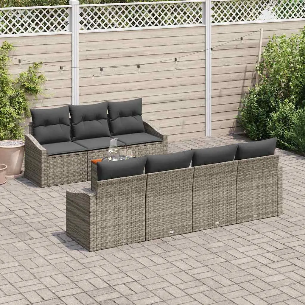8-Piece Modular Garden Sofa Set