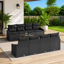 9-Piece Garden Sofa Set Specifications and Features