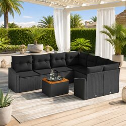 9-Piece Modular Sofa Set for Outdoor Spaces - Specifications