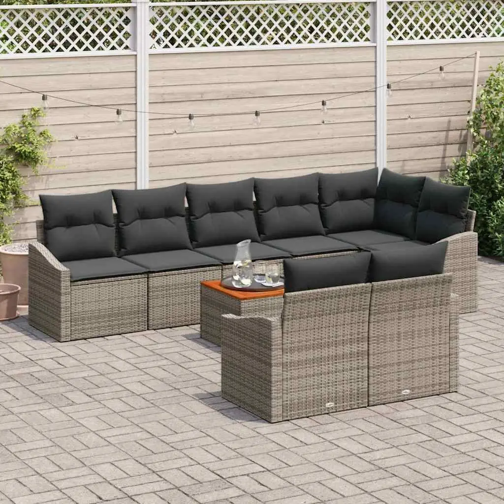 9-Piece Modular Garden Sofa Set