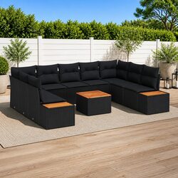 Specifications of the 10-Piece Garden Sofa Set