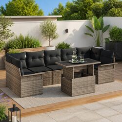 Specifications of the 8-Piece Modular Garden Sofa Set