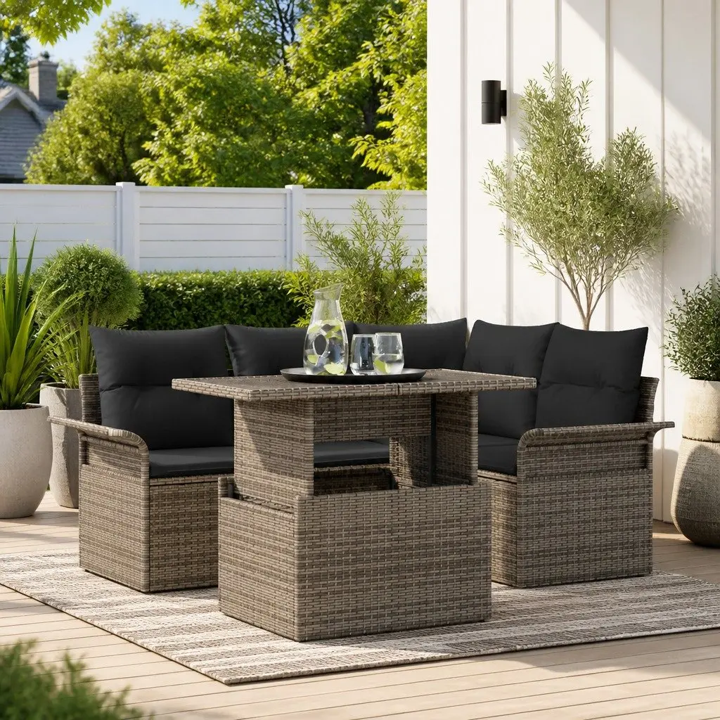 5-Piece Modular Outdoor Sofa Set