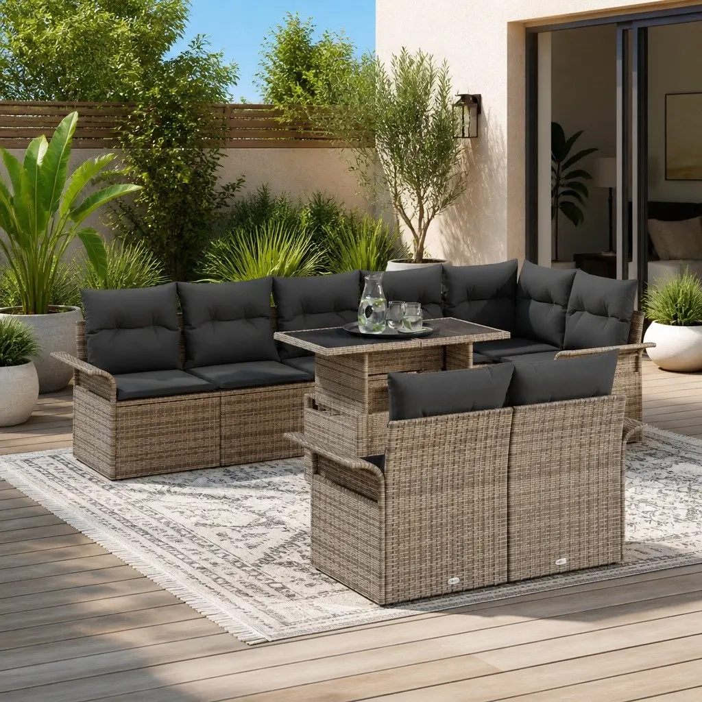 9-Piece Garden Sofa Set