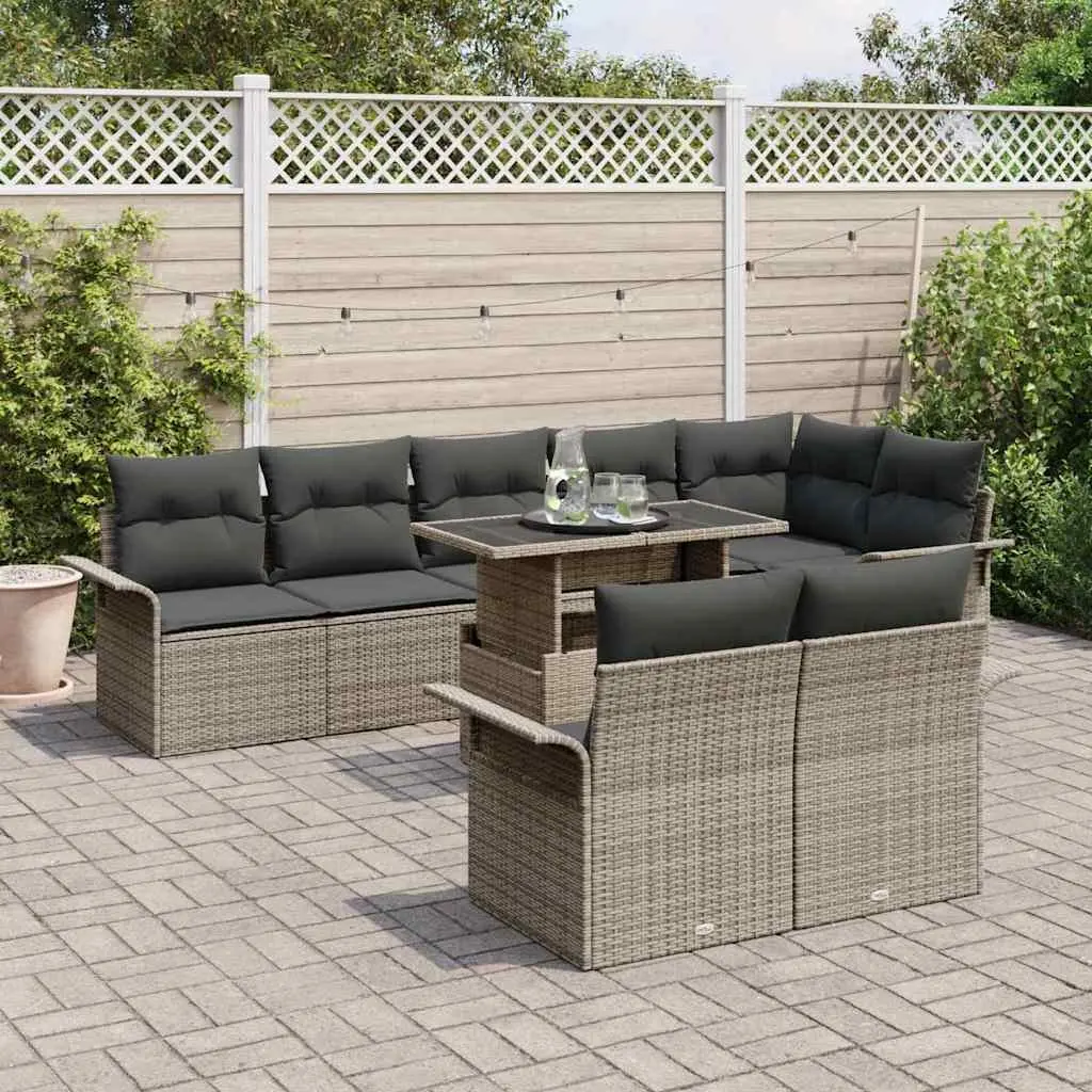 9-Piece Garden Sofa Set