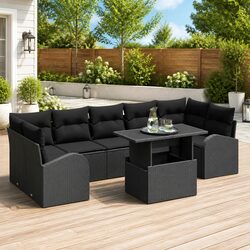 Detailed Specs for the 8-Piece Modular Garden Sofa Set