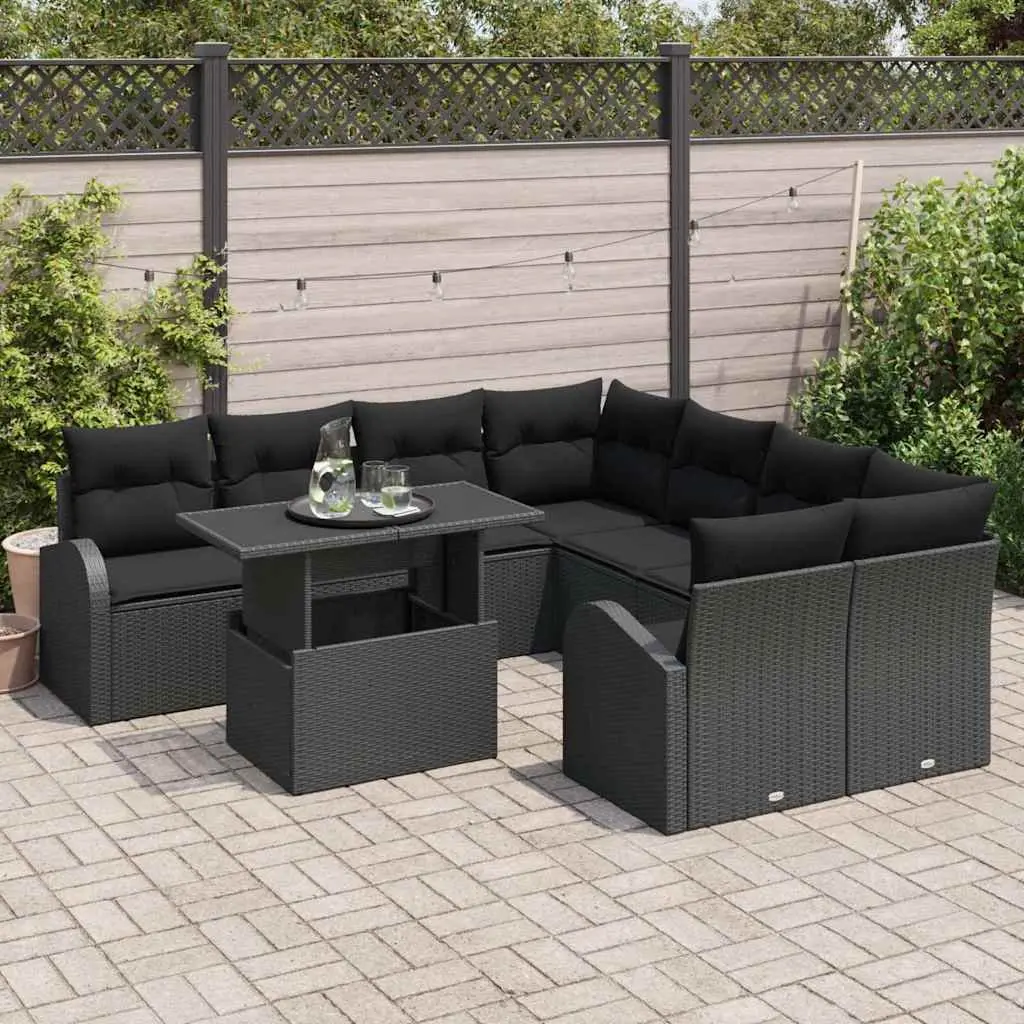 9 Piece Modular Outdoor Sofa Set
