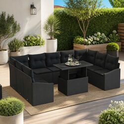 Detailed Specifications of 10-Piece Outdoor Sofa Set