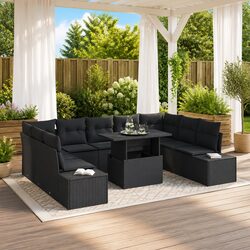 10-Piece Outdoor Garden Sofa Set: Specs and Features