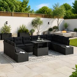 Specifications of 11-Piece Modular Garden Sofa Set