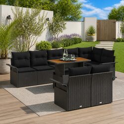 Specifications for 9-Piece Modular Outdoor Sofa Set