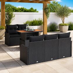 Specifications of 6-Piece Modular Garden Sofa Set
