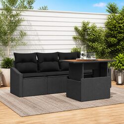 5-Piece Garden Sofa Set with Adjustable Features