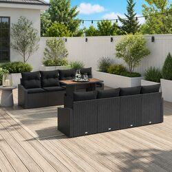 Specifications for 9 Piece Rattan Garden Sofa Set