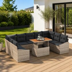 10-Piece Outdoor Garden Sofa Set Specifications