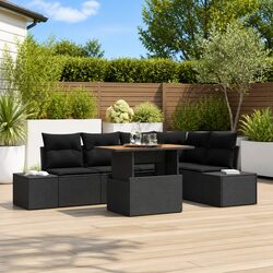 Specifications of 6-Piece Modular Garden Sofa Set