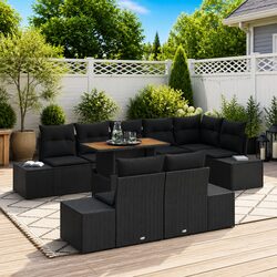 Specifications of the 9-Piece Outdoor Garden Sofa Set