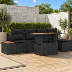 Specifications of 6-Piece Outdoor Garden Sofa Set