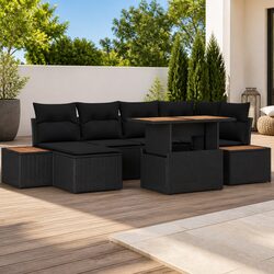Specifications of 7-Piece Modular Garden Sofa Set