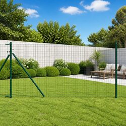 52-Pack Green Powder-Coated Steel Fence Posts Specifications