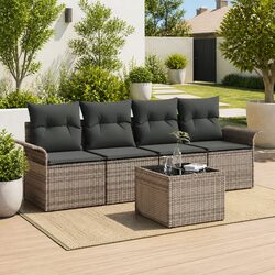 5-Piece Garden Sofa Set: Dimensions and Specs Included