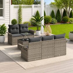 Specifications for 6-Piece Garden Sofa Set with Table