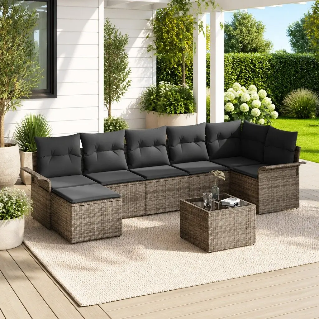 8-Piece Modular Garden Sofa Set